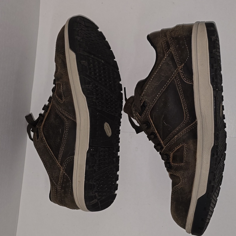 Airwalk Brown Leather Safety Sneakers Composite Toe Mens Size 11.5 - Picture 14 of 15